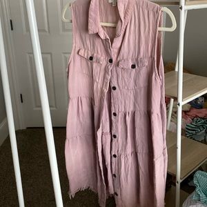 Mauve sleeveless dress